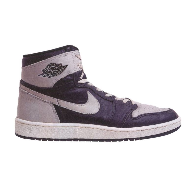 Air Jordan 1 High Sort Grå Sko Herre