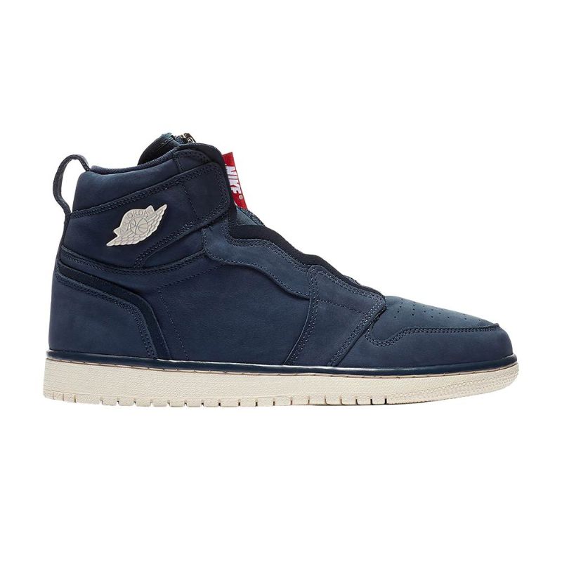 Air Jordan 1 High Zip Marineblå Sko Dame