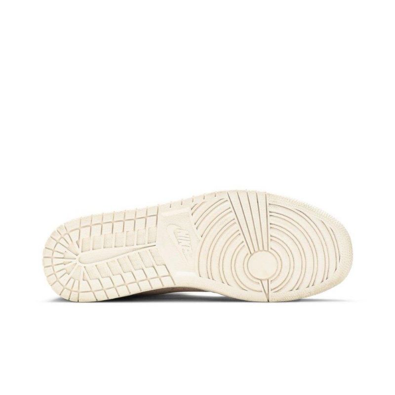 Air Jordan 1 High Zip Sort Lyserød Guld Sko Dame