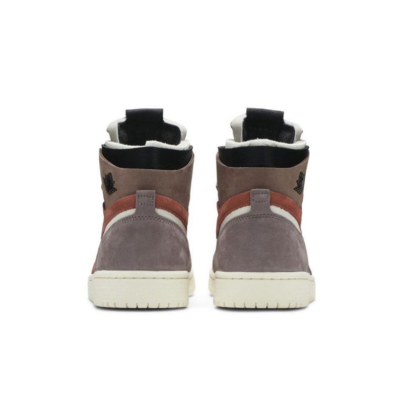 Air Jordan 1 High Zoom Brun Sort Beige Sko Dame