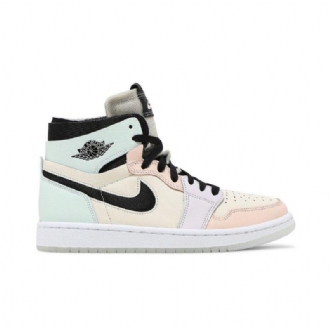 Air Jordan 1 High Zoom Comfort Flerfarvede Sko Dame