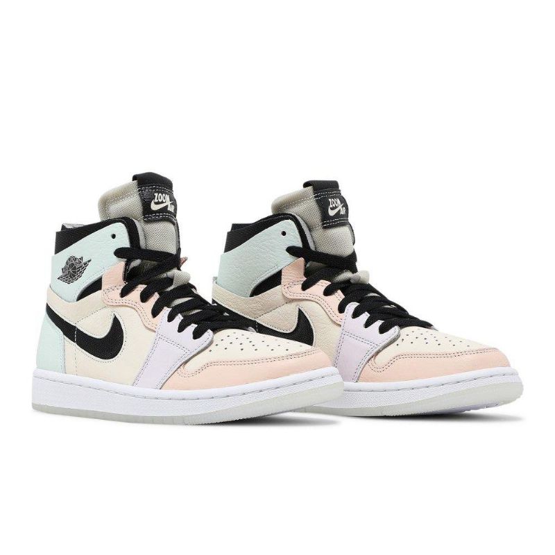 Air Jordan 1 High Zoom Comfort Flerfarvede Sko Dame