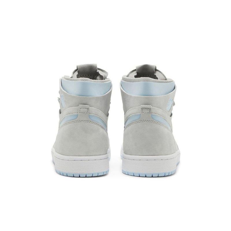 Air Jordan 1 High Zoom Comfort Grå Blå Sko Dame