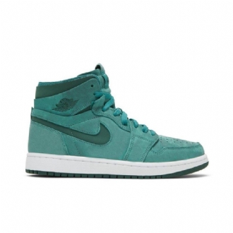Air Jordan 1 High Zoom Comfort Grøn Hvid Sko Dame