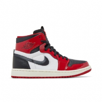 Air Jordan 1 High Zoom Comfort Rød Hvid Sort Sko Dame