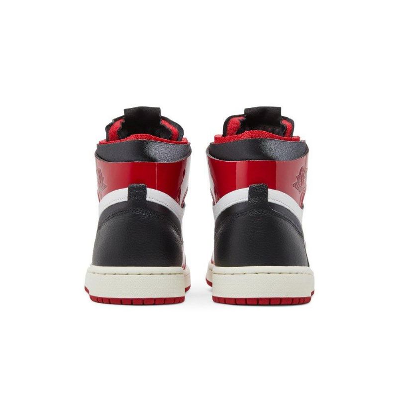 Air Jordan 1 High Zoom Comfort Rød Hvid Sort Sko Dame