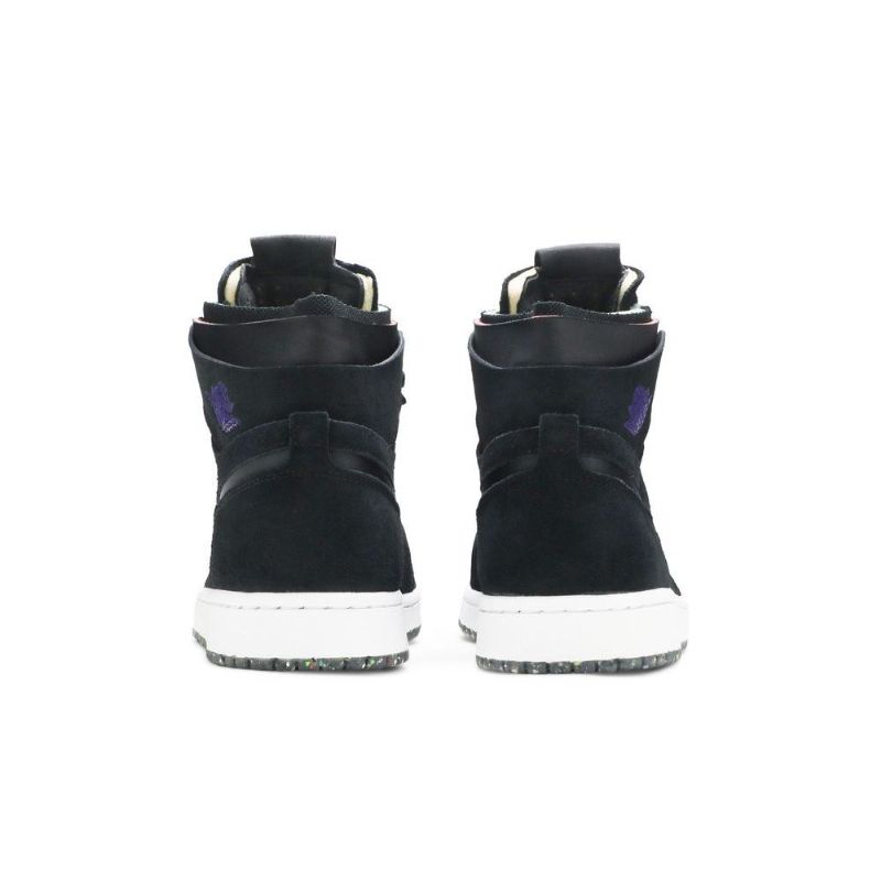 Air Jordan 1 High Zoom Comfort Sort Lilla Sko Herre