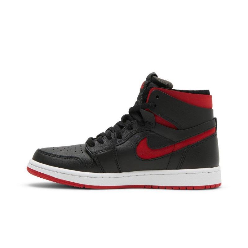 Air Jordan 1 High Zoom Comfort Sort Rød Hvid Sko Dame