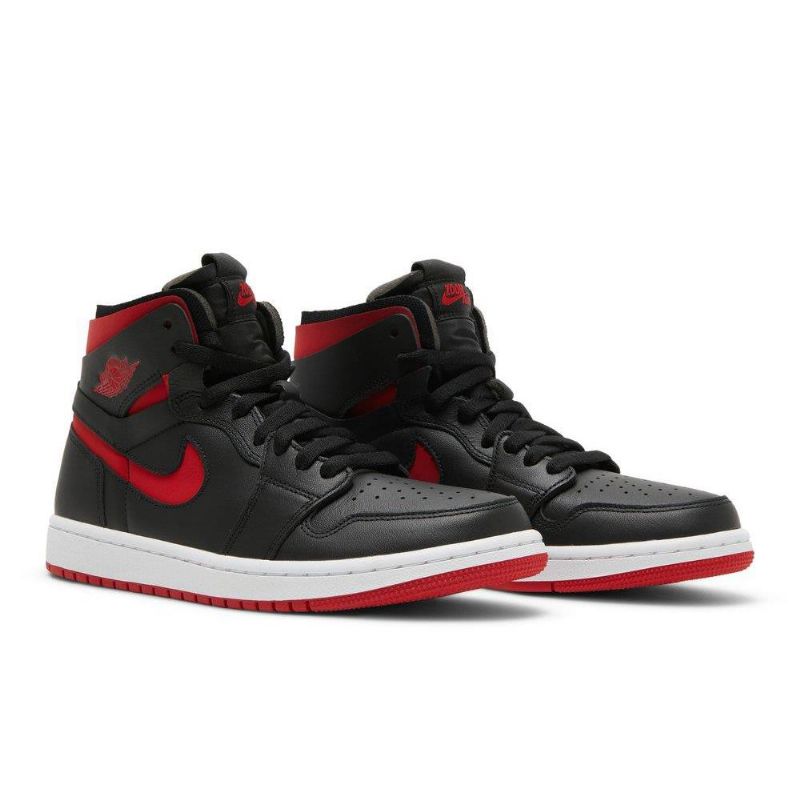 Air Jordan 1 High Zoom Comfort Sort Rød Hvid Sko Dame