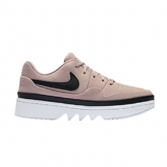 Air Jordan 1 Jester Xx Low Laced Lyserød Sort Hvid Sko Dame