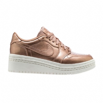 Air Jordan 1 Lifted Brun Hvid Sko Dame