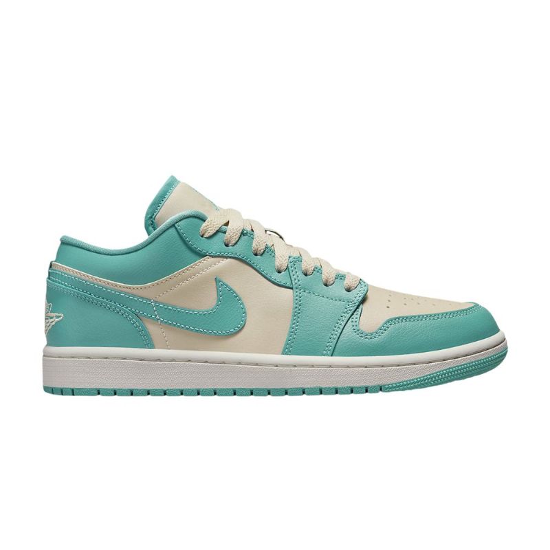 Air Jordan 1 Low Blå Beige Sko Dame