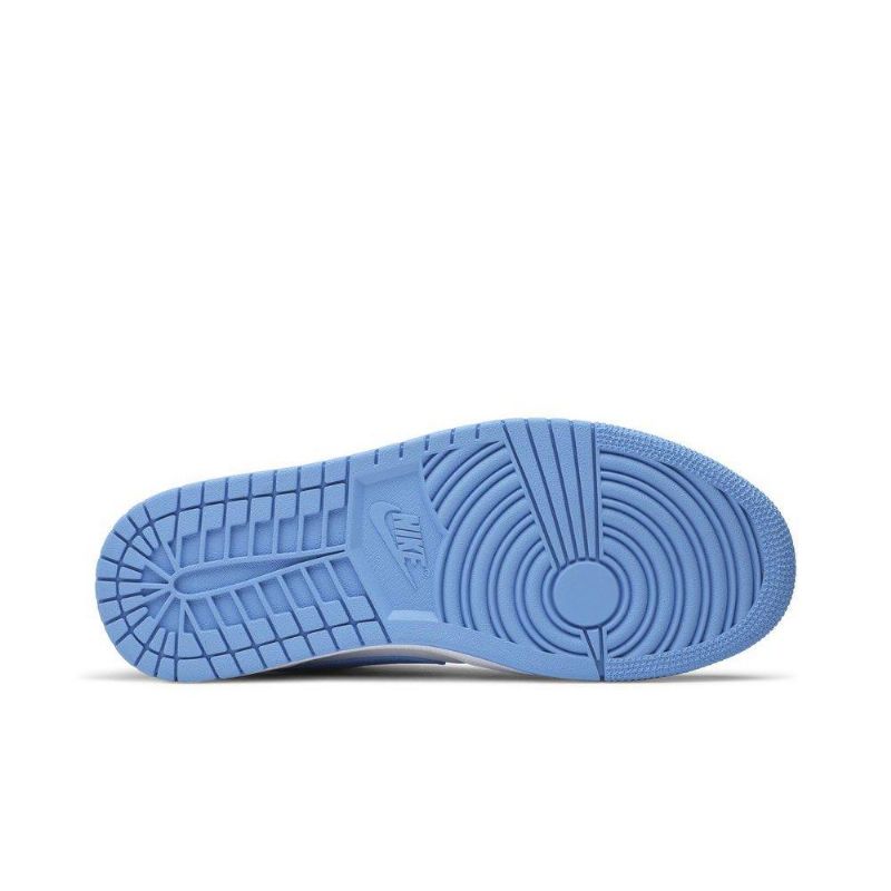 Air Jordan 1 Low Blå Hvid Sko Dame