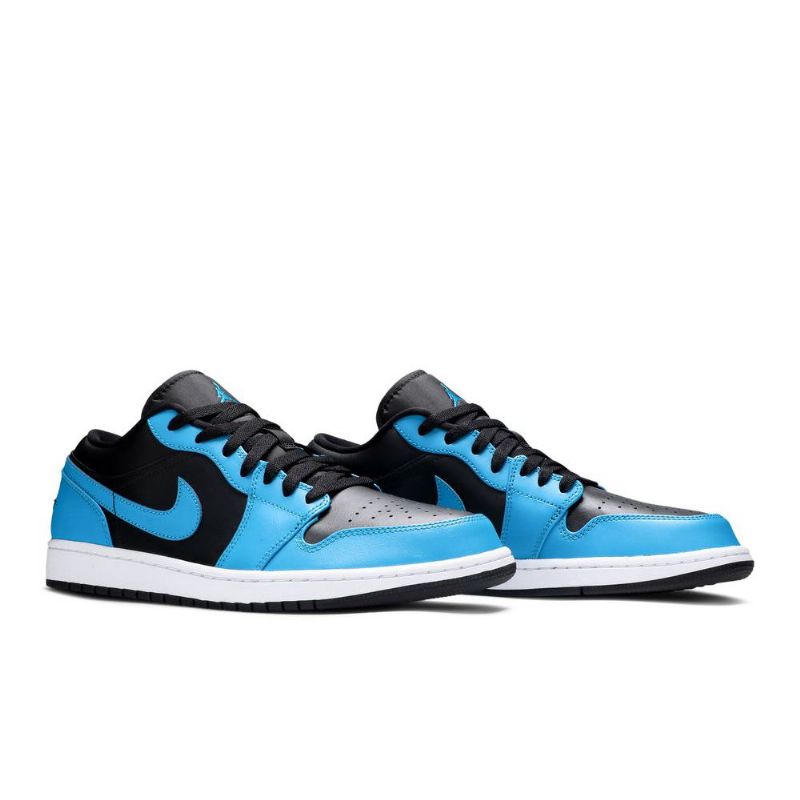 Air Jordan 1 Low Blå Sort Sko Herre