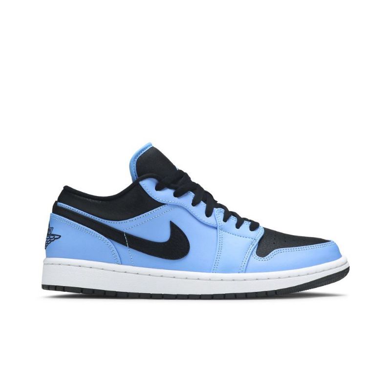 Air Jordan 1 Low Blå Sort Sko Herre