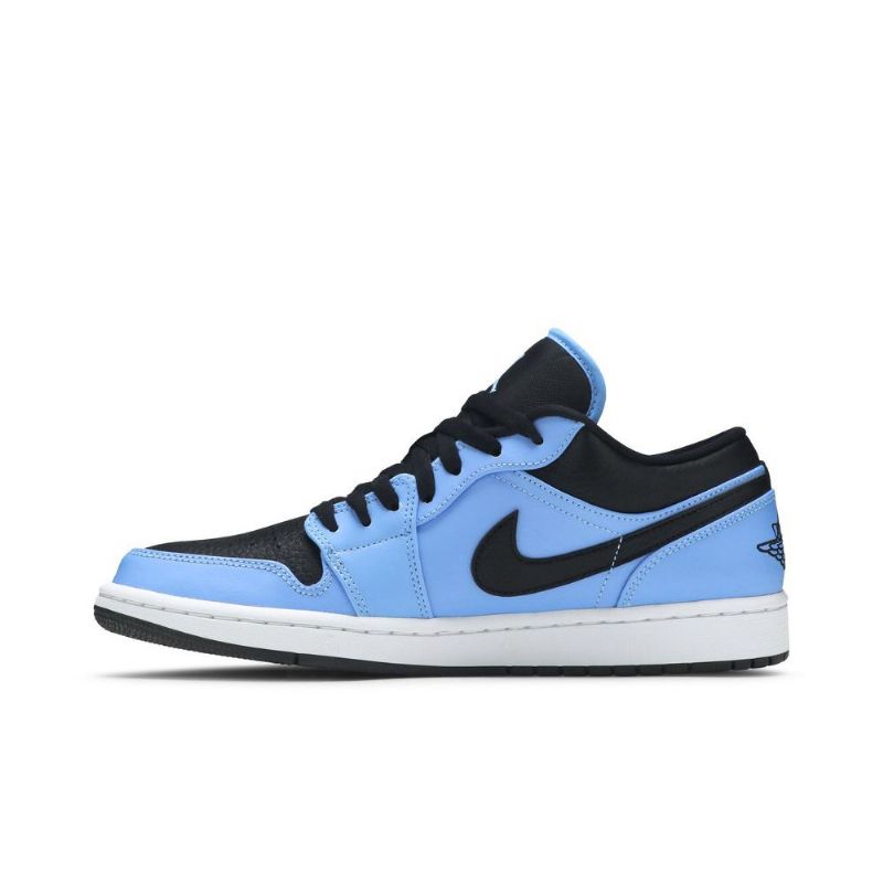 Air Jordan 1 Low Blå Sort Sko Herre