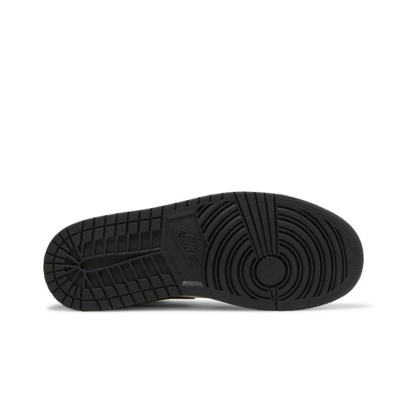 Air Jordan 1 Low Brun Hvid Sort Lyserød Sko Herre