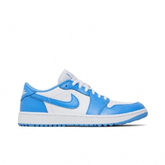 Air Jordan 1 Low Golf Hvid Blå Sko Herre