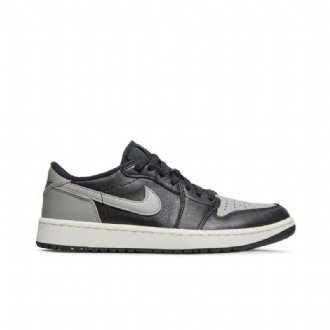 Air Jordan 1 Low Golf Sort Grå Sko Herre