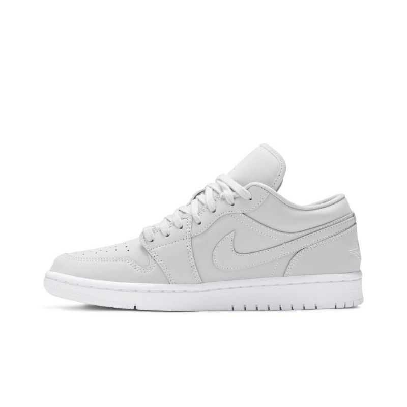 Air Jordan 1 Low Grå Hvid Sko Dame