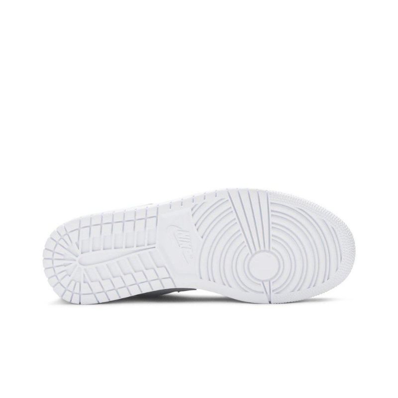 Air Jordan 1 Low Grå Hvid Sko Dame