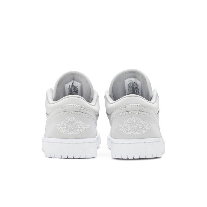 Air Jordan 1 Low Grå Hvid Sko Dame