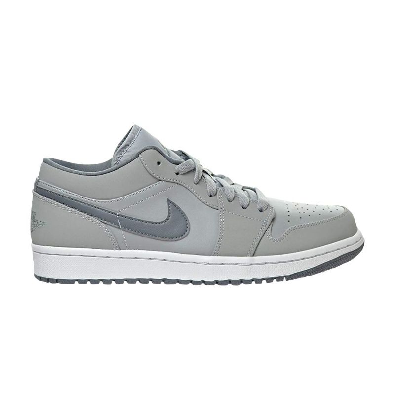 Air Jordan 1 Low Grå Hvid Sko Herre