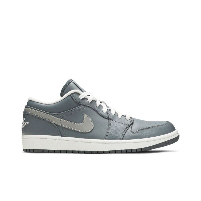 Air Jordan 1 Low Grå Hvid Sko Herre