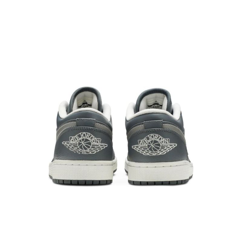 Air Jordan 1 Low Grå Hvid Sko Herre