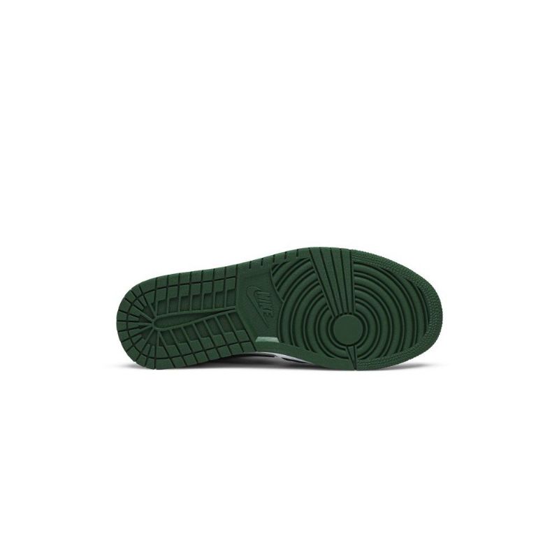 Air Jordan 1 Low Grøn Hvid Sort Sko Herre