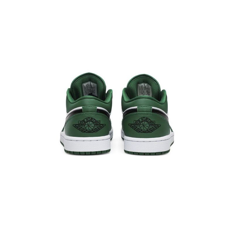 Air Jordan 1 Low Grøn Hvid Sort Sko Herre