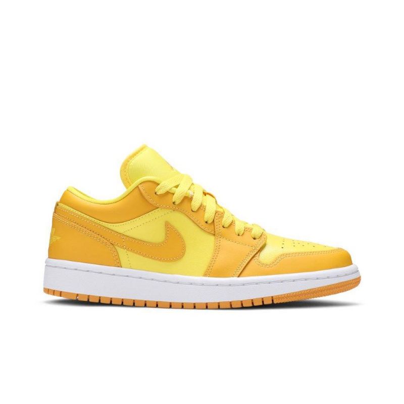 Air Jordan 1 Low Gul Hvid Sko Dame