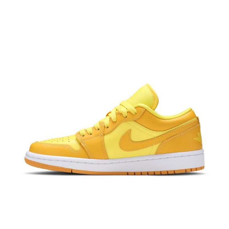 Air Jordan 1 Low Gul Hvid Sko Dame