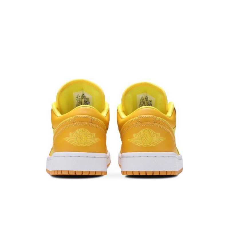 Air Jordan 1 Low Gul Hvid Sko Dame