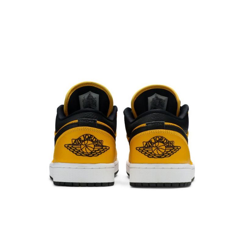 Air Jordan 1 Low Guld Sort Hvid Sko Herre