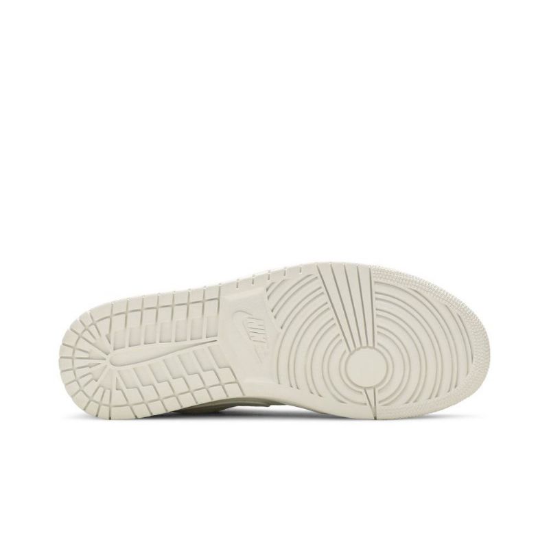 Air Jordan 1 Low Hvid Blå Gul Lyserød Sko Herre