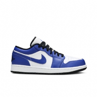 Air Jordan 1 Low Hvid Blå Sort Sko Herre