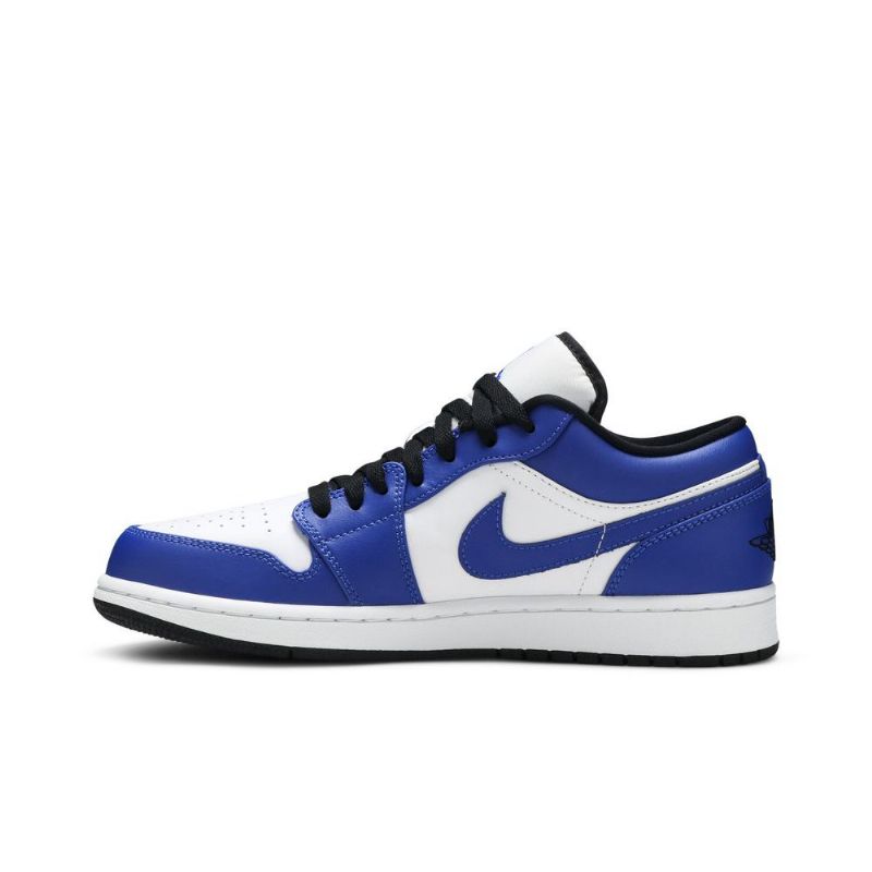 Air Jordan 1 Low Hvid Blå Sort Sko Herre