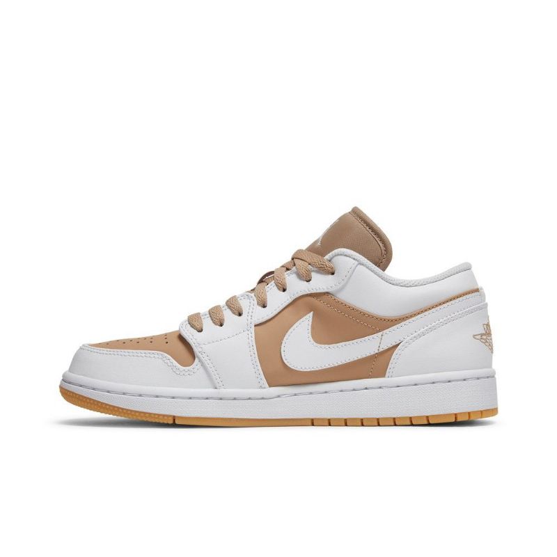 Air Jordan 1 Low Hvid Brun Sko Herre