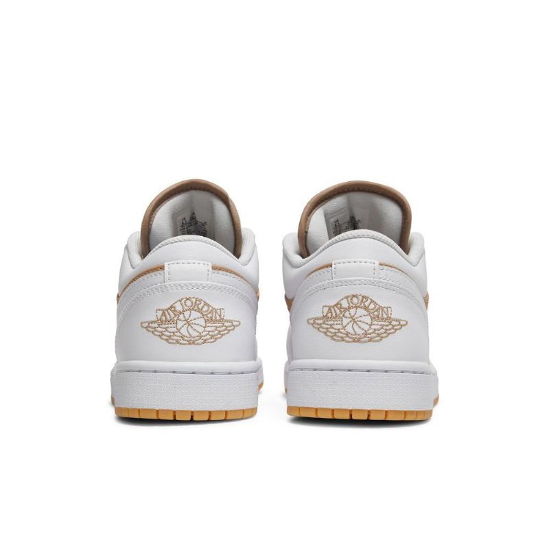 Air Jordan 1 Low Hvid Brun Sko Herre