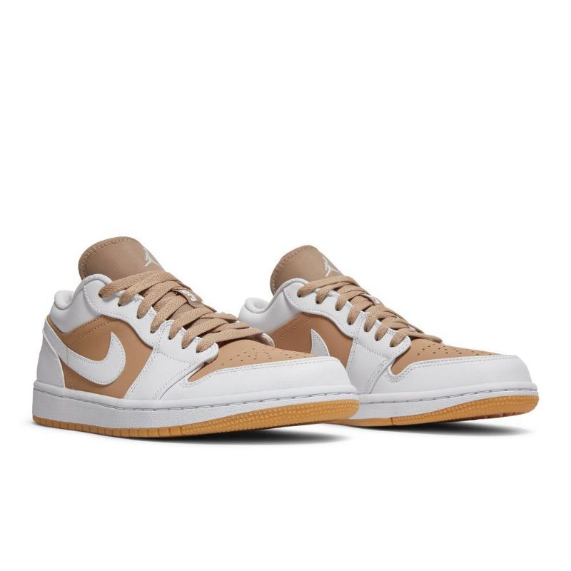 Air Jordan 1 Low Hvid Brun Sko Herre
