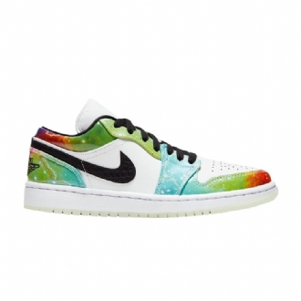 Air Jordan 1 Low Hvid Flerfarvede Sko Dame