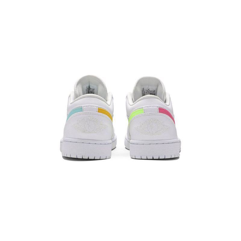 Air Jordan 1 Low Hvid Flerfarvede Sko Herre