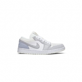 Air Jordan 1 Low Hvid Grå Sko Herre