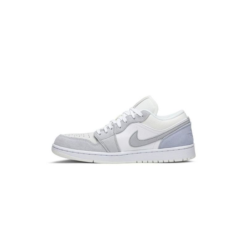 Air Jordan 1 Low Hvid Grå Sko Herre