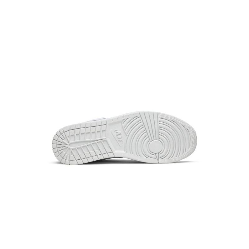 Air Jordan 1 Low Hvid Grå Sko Herre