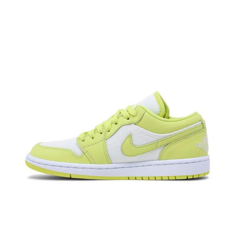 Air Jordan 1 Low Hvid Grøn Sko Dame