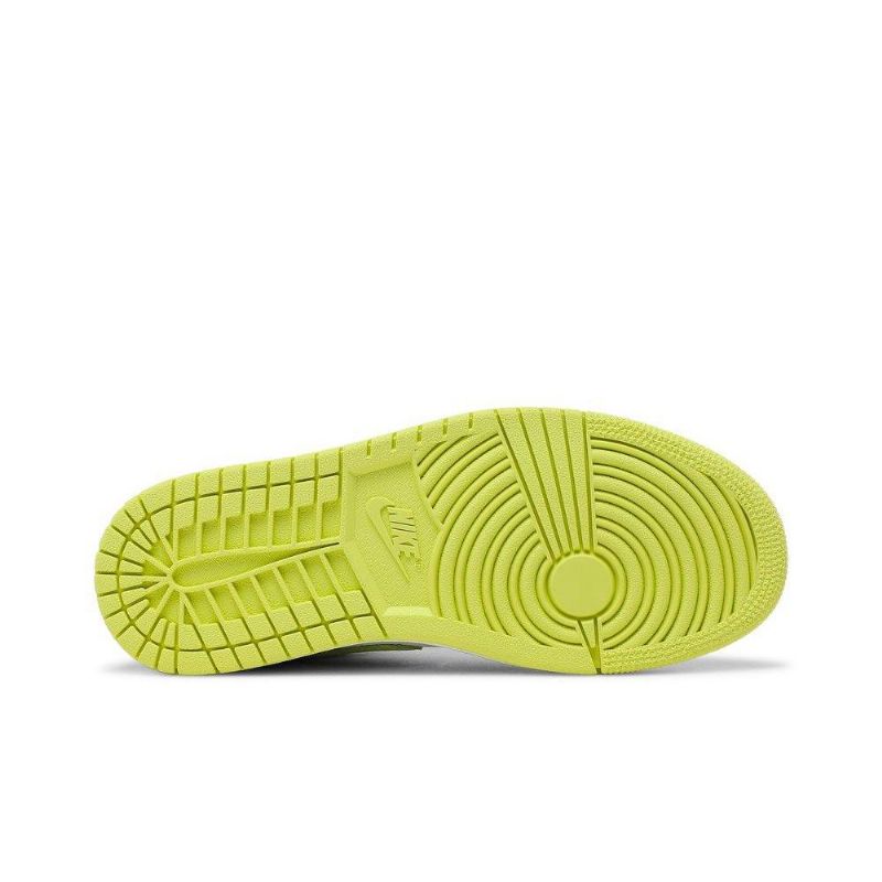 Air Jordan 1 Low Hvid Grøn Sko Dame
