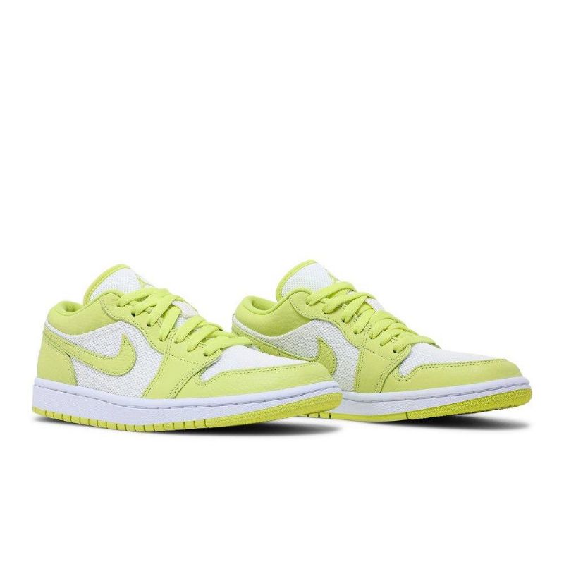 Air Jordan 1 Low Hvid Grøn Sko Dame