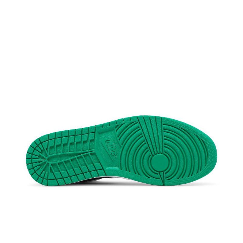 Air Jordan 1 Low Hvid Grøn Sort Sko Herre